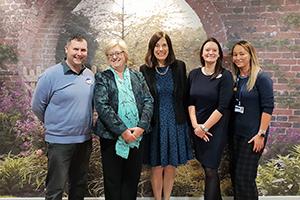 Abbotswood Court Staff At Their Coffee Morning